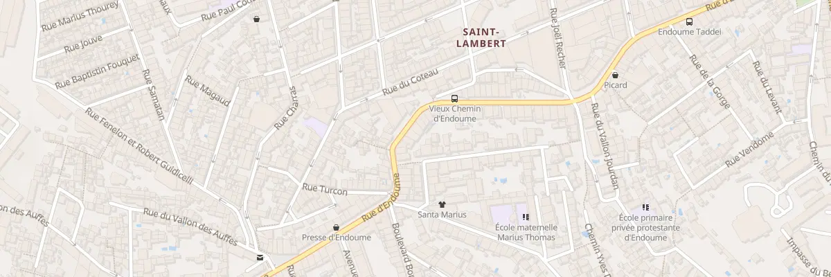 Plan du 181 Rue d’endoume à Marseille 7e Arrondissement