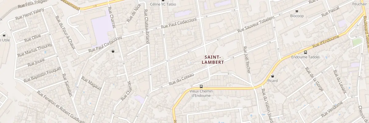 Plan du 71 Rue sauveur tobelem à Marseille 7e Arrondissement