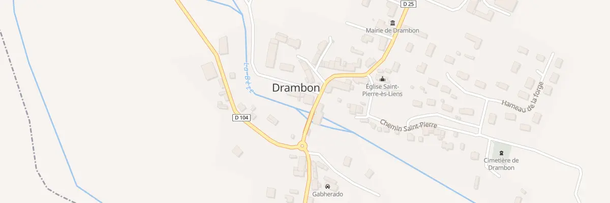 Plan du 28 Pl Saint-Pierre à Drambon