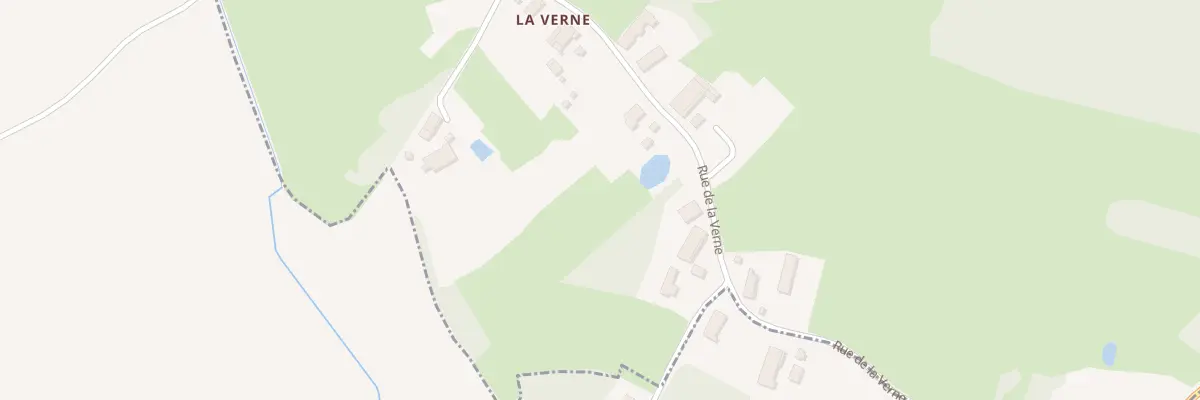 Plan du 9 Rue de la Verne à Mouthier-en-Bresse