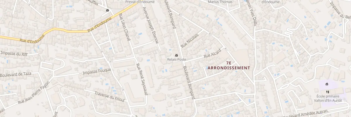Plan du 52 Bd Bompard à Marseille 7e Arrondissement