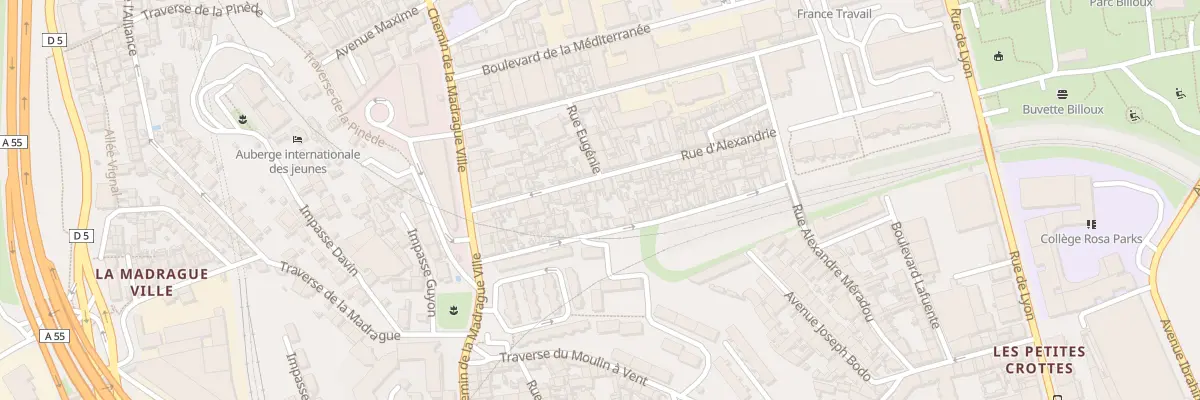 Plan du 39 Rue d’alexandrie à Marseille 15e Arrondissement