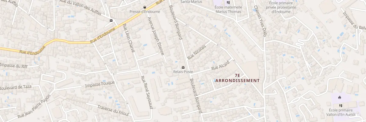 Plan du 48 Bd Bompard à Marseille 7e Arrondissement