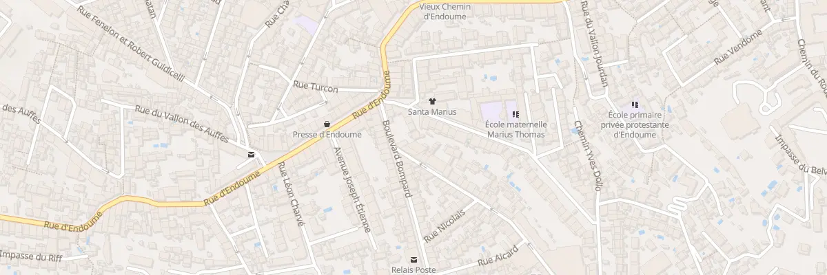 Plan du 11 Bd Bompard à Marseille 7e Arrondissement