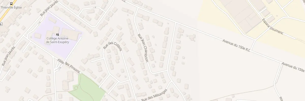 Plan du 7 Rue Jean Chambrion à Thierville-sur-Meuse