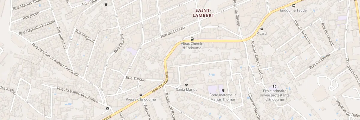 Plan du 13 Rue perlet à Marseille 7e Arrondissement