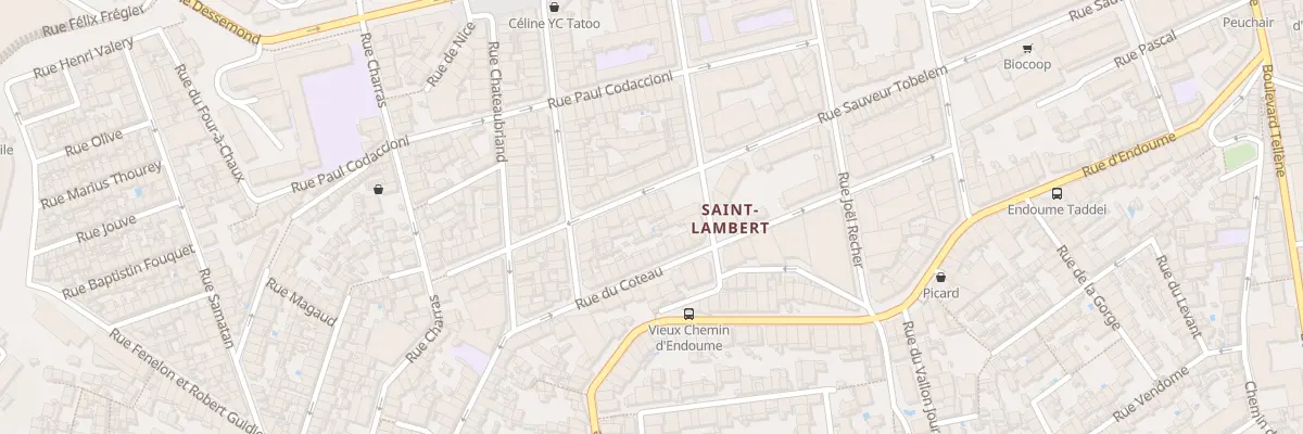 Plan du 67 Rue sauveur tobelem à Marseille 7e Arrondissement