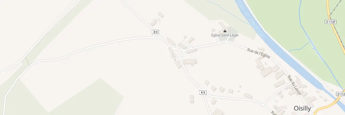 Plan du 1 Rue de la Tuilerie à Oisilly