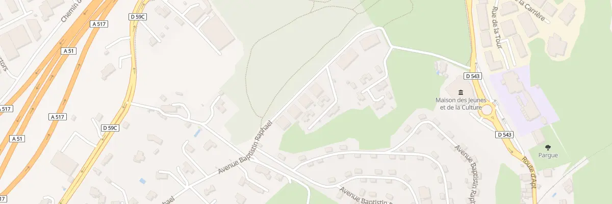 Plan du 9238 Av Baptistin Raphaël à Septèmes-les-Vallons