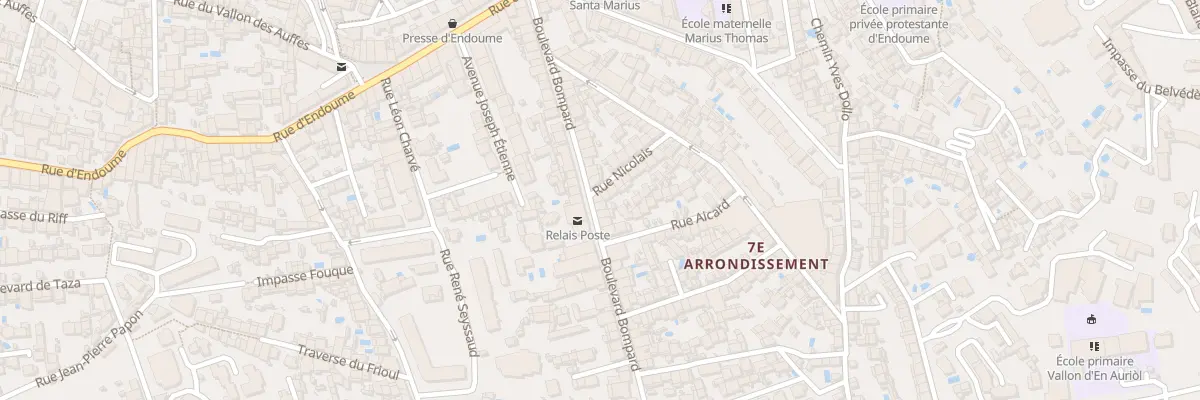 Plan du 41 Bd Bompard à Marseille 7e Arrondissement