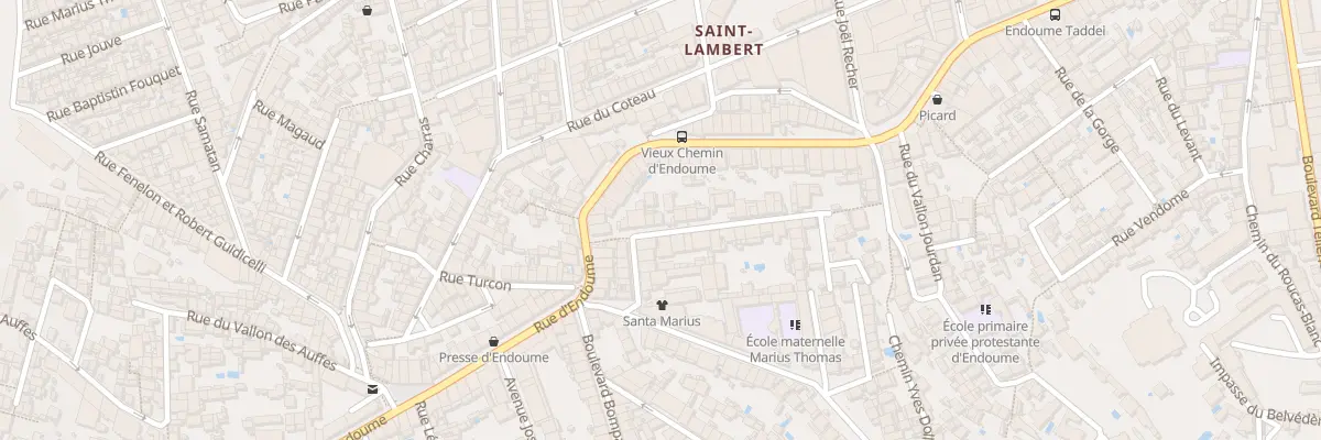 Plan du 17 Rue perlet à Marseille 7e Arrondissement