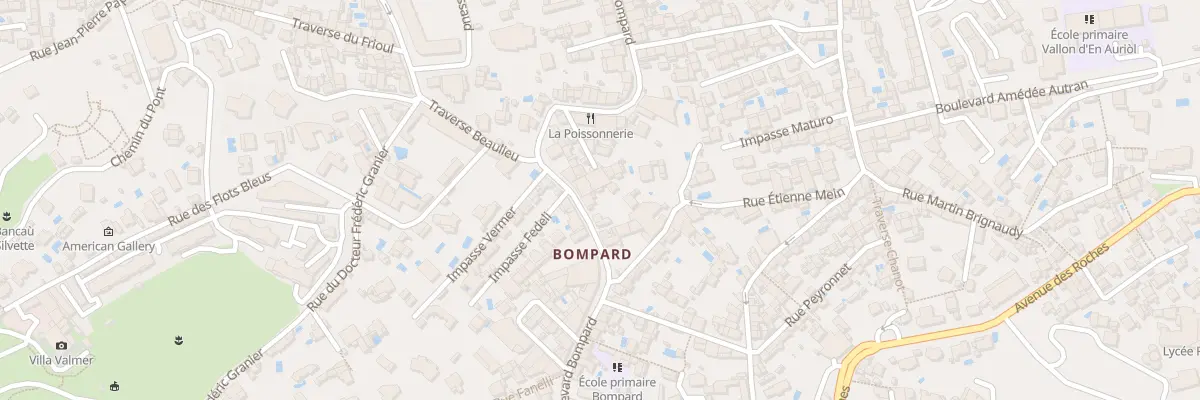 Plan du 101 Bd Bompard à Marseille 7e Arrondissement