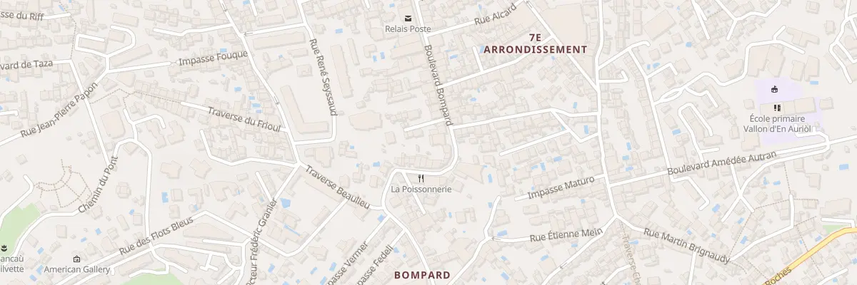 Plan du 82 Bd Bompard à Marseille 7e Arrondissement