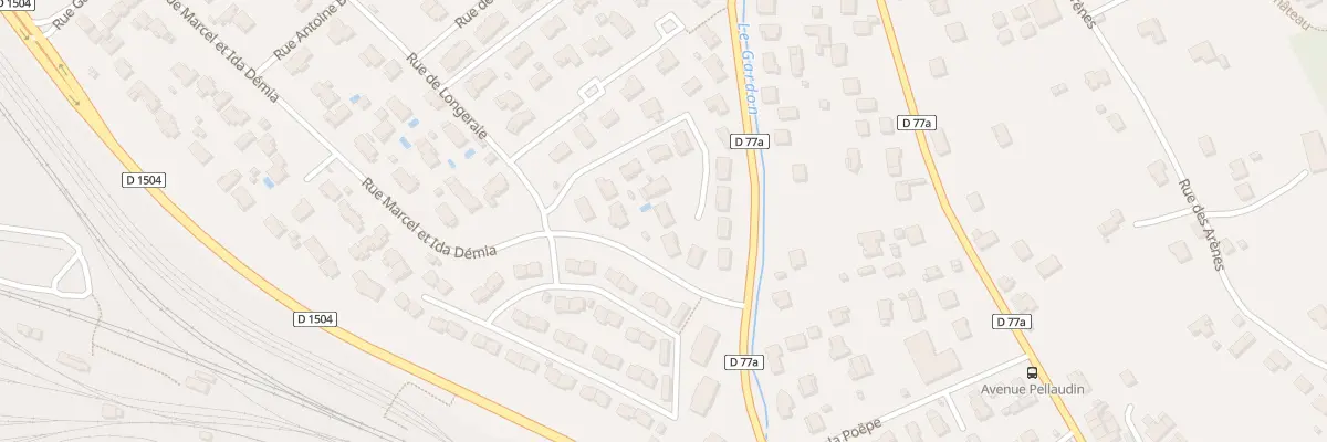 Plan du 95 Rue Marcel et Ida Démia à Ambérieu-en-Bugey