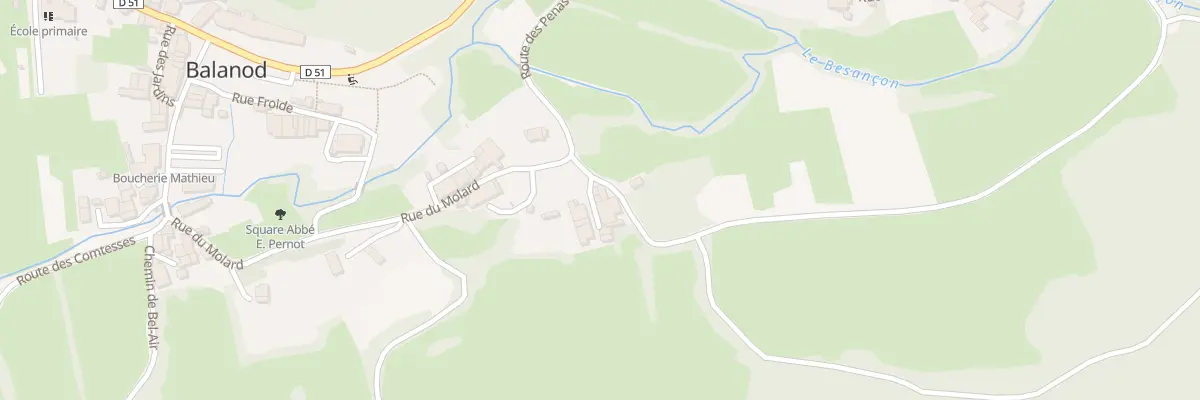 Plan du 5105 Rue du Molard à Balanod