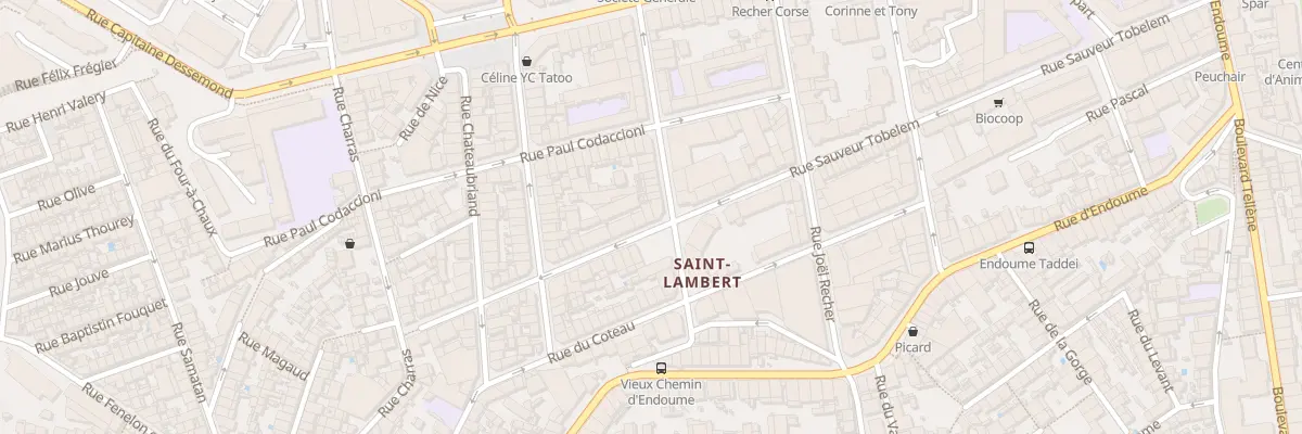 Plan du 52 Rue sauveur tobelem à Marseille 7e Arrondissement