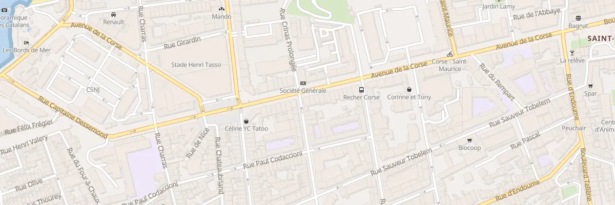 Plan du 67 Av de la Corse à Marseille 7e Arrondissement