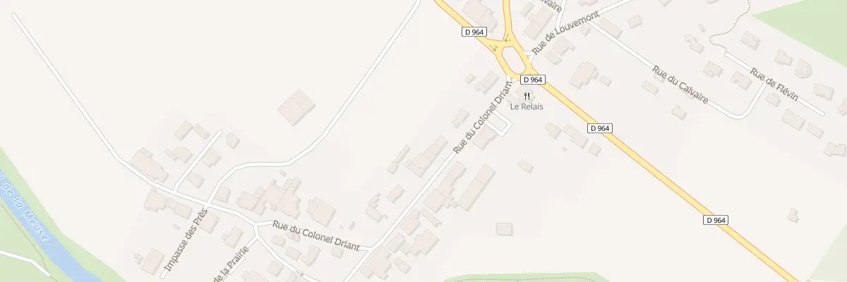 Plan du 9 Rue du Col Driant à Vacherauville