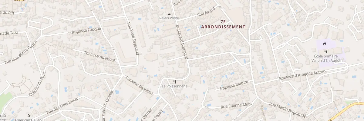 Plan du 78 Bd Bompard à Marseille 7e Arrondissement