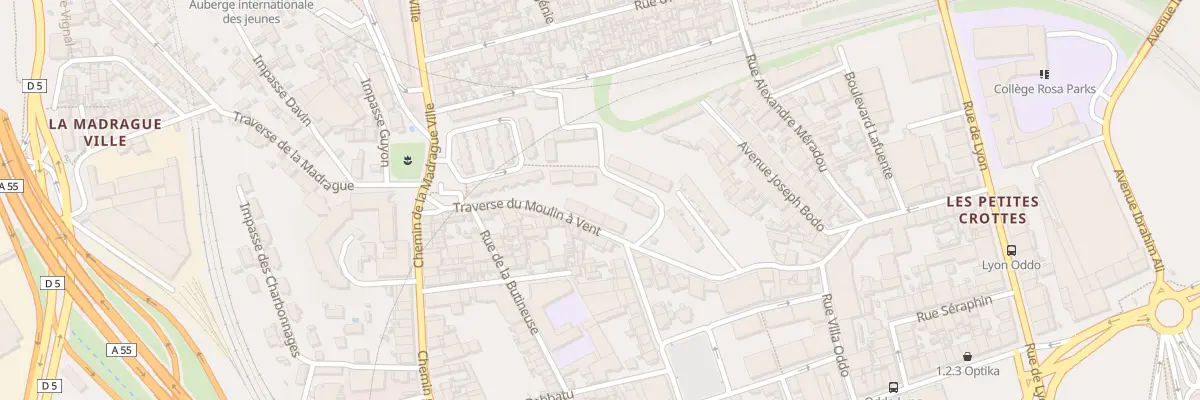 Plan du 2 Av Henri Romain Boyer à Marseille 15e Arrondissement
