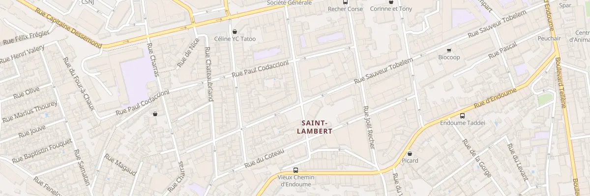 Plan du 50 Rue sauveur tobelem à Marseille 7e Arrondissement