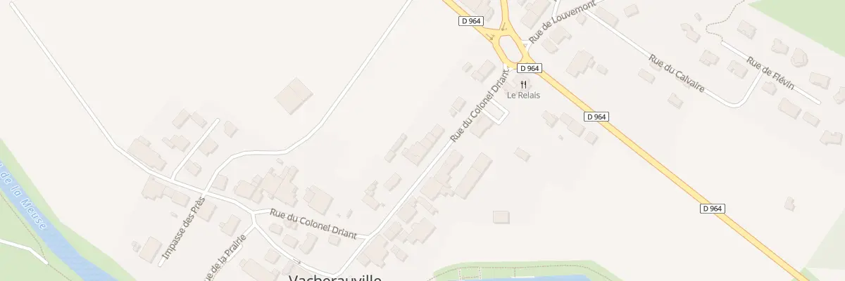 Plan du 9B Rue du Col Driant à Vacherauville