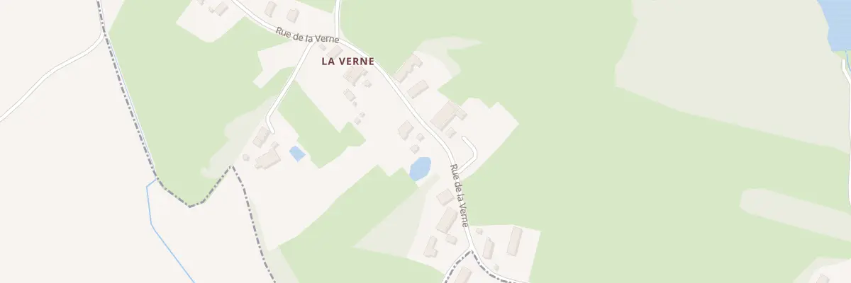 Plan du 7 Rue de la Verne à Mouthier-en-Bresse