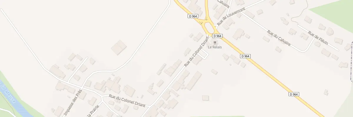 Plan du 7 Rue du Col Driant à Vacherauville