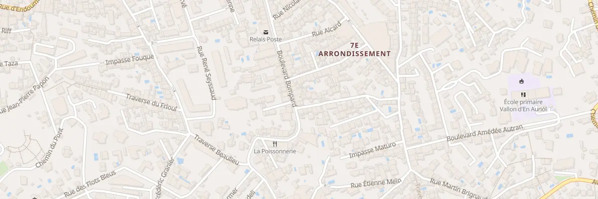Plan du 67 Bd Bompard à Marseille 7e Arrondissement