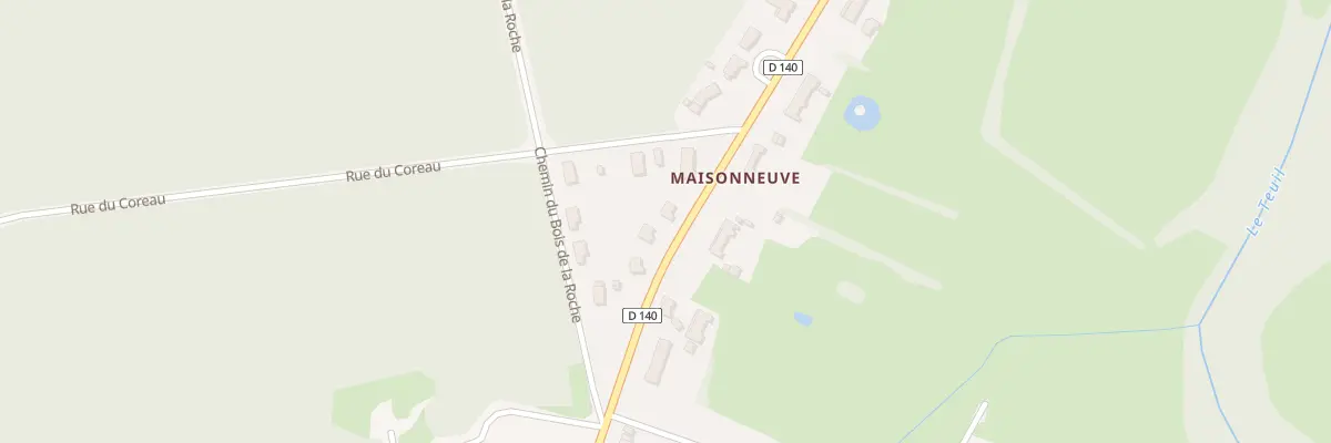 Plan du 830 Rue de Maisonneuve à Saillenard