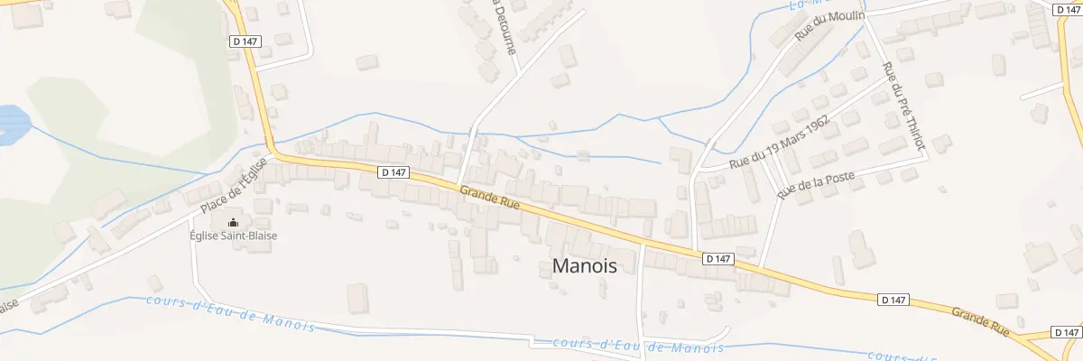 Plan du 29 Grande Rue à Manois