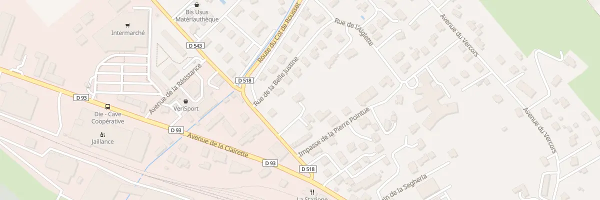 Plan du 51 Imp Léa Blain à Die