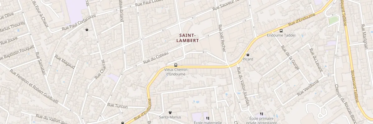 Plan du 176 Rue d’endoume à Marseille 7e Arrondissement