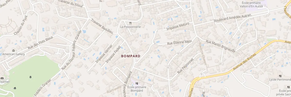 Plan du 107 Bd Bompard à Marseille 7e Arrondissement