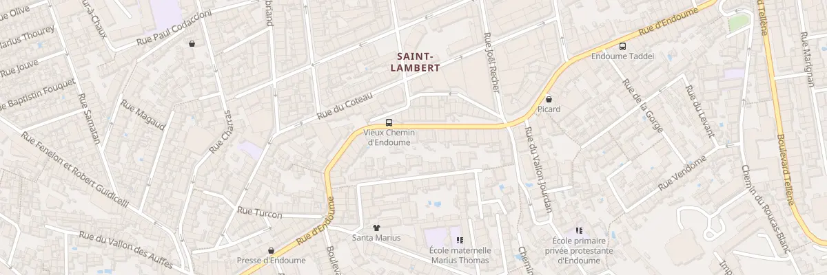 Plan du 157 Rue d’endoume à Marseille 7e Arrondissement