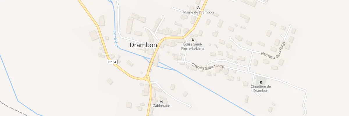Plan du 4 Che Saint-Pierre à Drambon