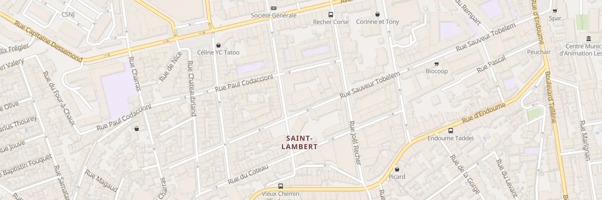 Plan du 48 Rue sauveur tobelem à Marseille 7e Arrondissement