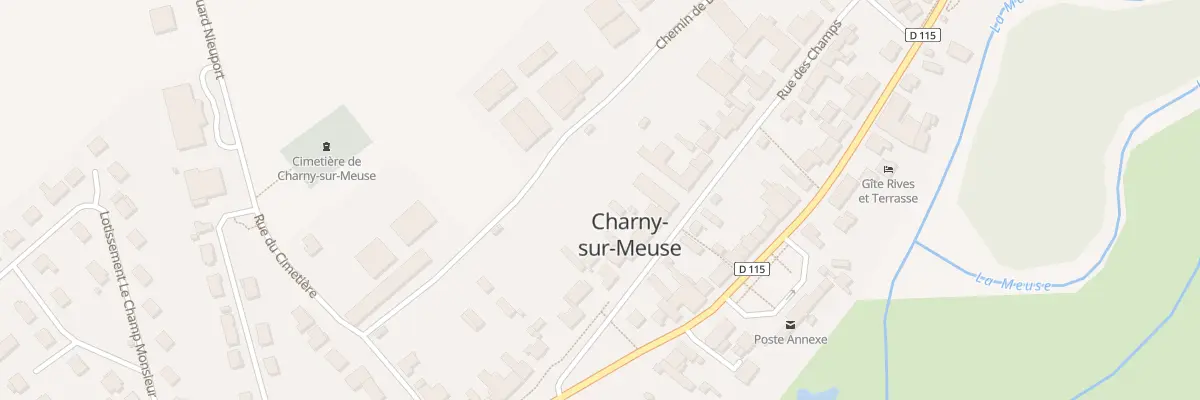 Plan du 15 Rue des Champs à Charny-sur-Meuse