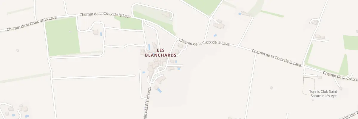 Plan du 9887F Les Blanchards à Saint-Saturnin-lès-Apt
