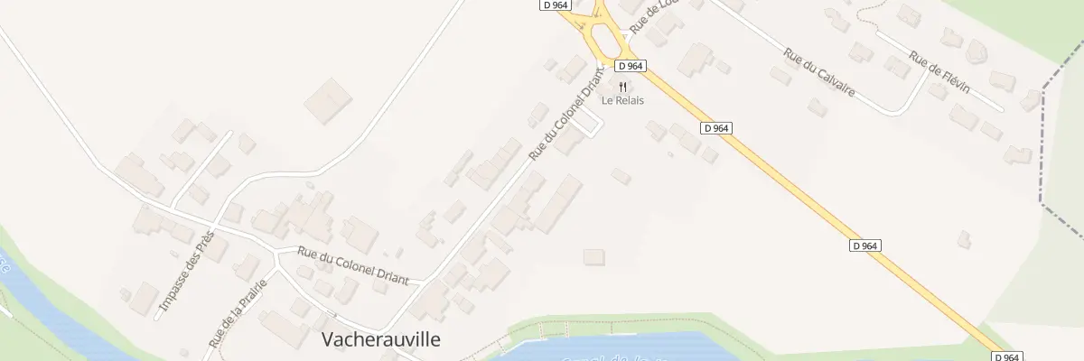 Plan du 2 Rue du Col Driant à Vacherauville