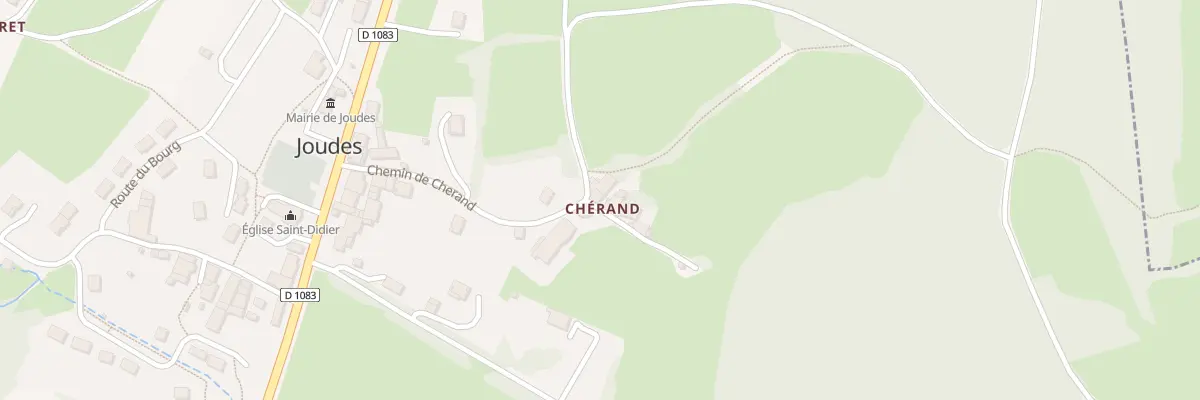 Plan du 18 Che de Cherand à Joudes