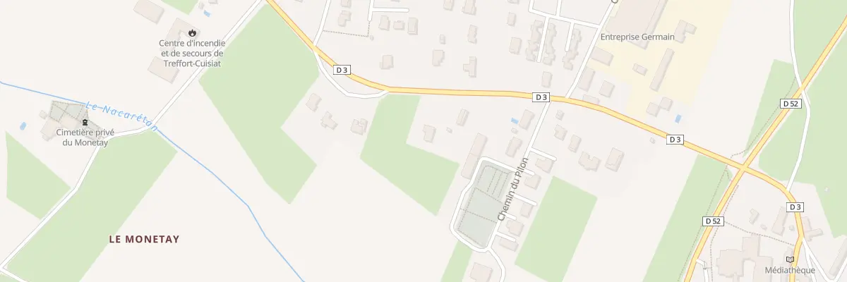 Plan du 351 Rte de St Etienne du Bois à Val-Revermont