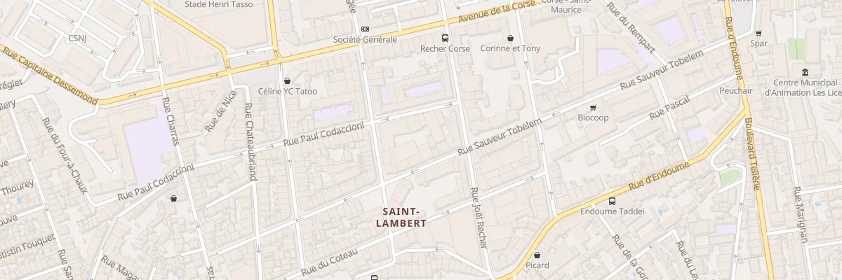 Plan du 36 Rue sauveur tobelem à Marseille 7e Arrondissement