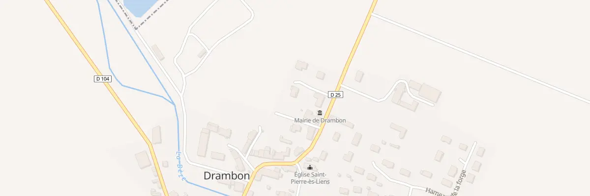 Plan du 13 Rue du Parterre à Drambon
