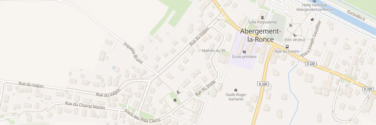 Plan du 6 Rue du Valjon à Abergement-la-Ronce
