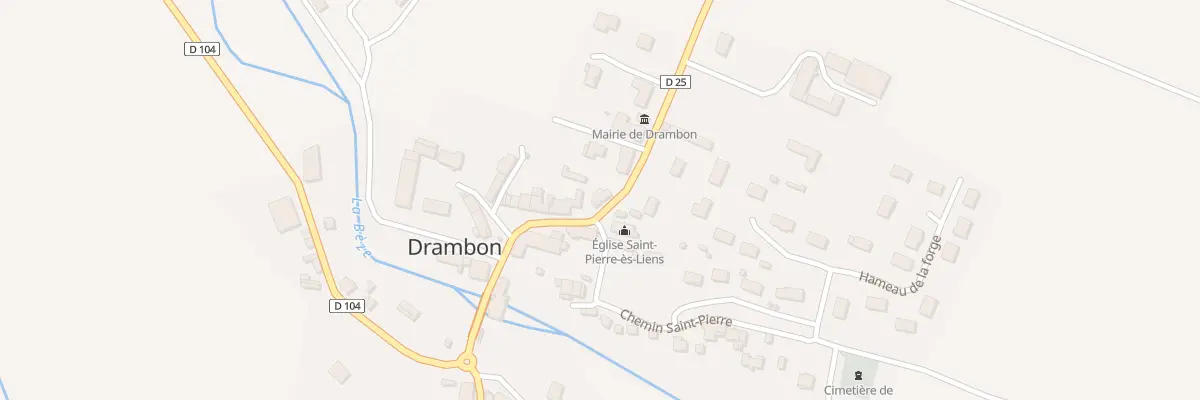 Plan du 1 Rue du Parterre à Drambon