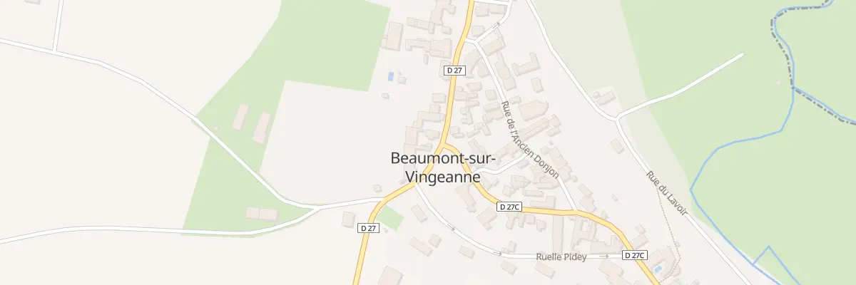 Plan du 16 Rue des Chateaux d’Eau à Beaumont-sur-Vingeanne