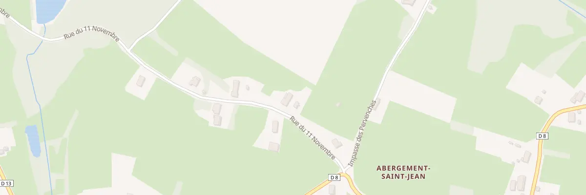 Plan du 6 Rue du Onze Novembre à Neublans-Abergement