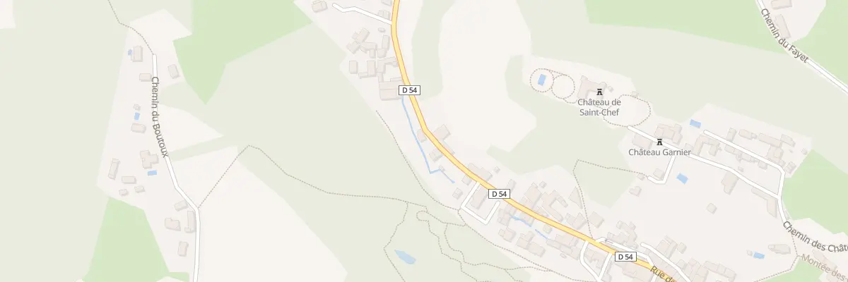 Plan du 38 Rue de l’Abbatiale à Saint-Chef