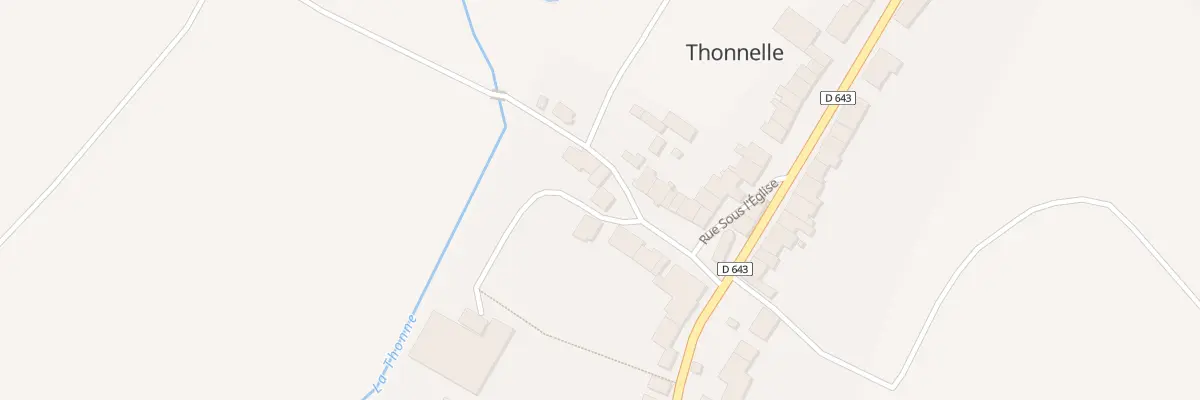 Plan du 2 Rue de la Fromagerie à Thonnelle